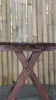 Product image 3 of the product “Folding table in shape of fish, made of wood. 33cm Height. Dark Brown lacquered. ”